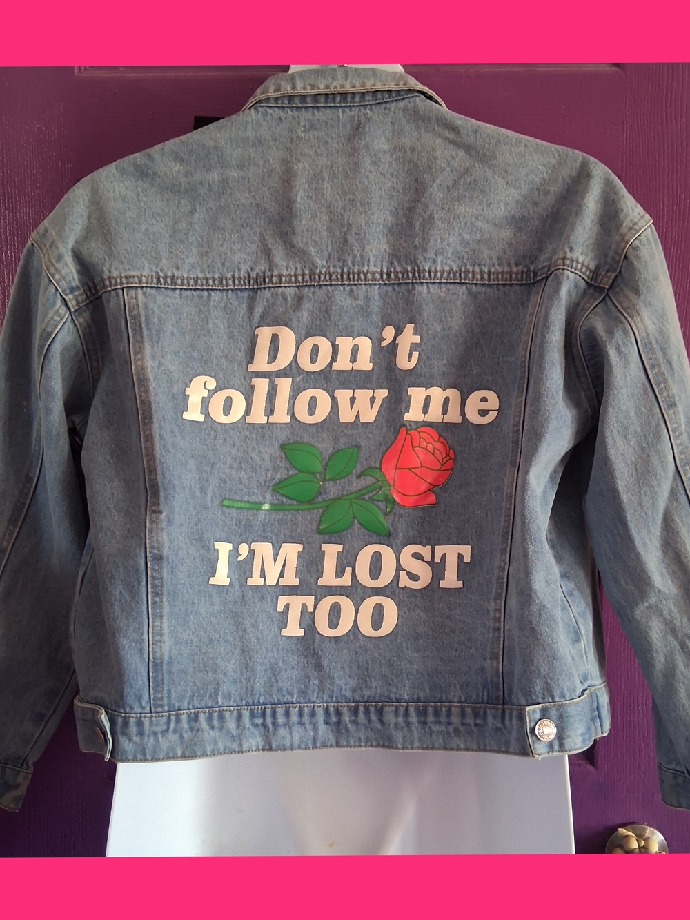 Ladies Denim Jean Jacket By shein -L